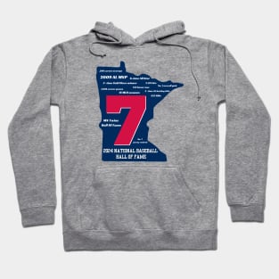 Joe Mauer Minnesota Twins Hall Of Fame Hoodie